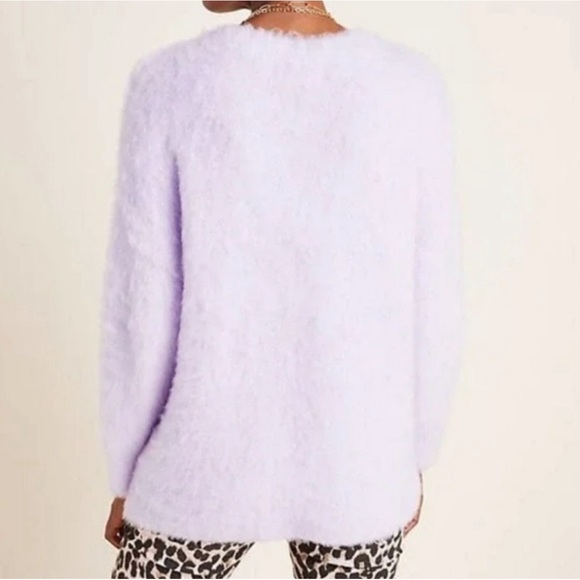 Anthropologie Simone Sweater in Lavender NWT Size XS - Picture 4 of 14
